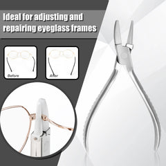 Product includes 1 x half round plier and 1 x mini precision screwdriver