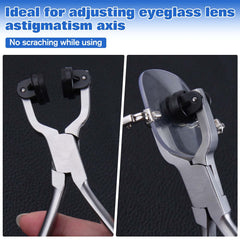 Replacement jaws for eyeglass axis adjustment tool