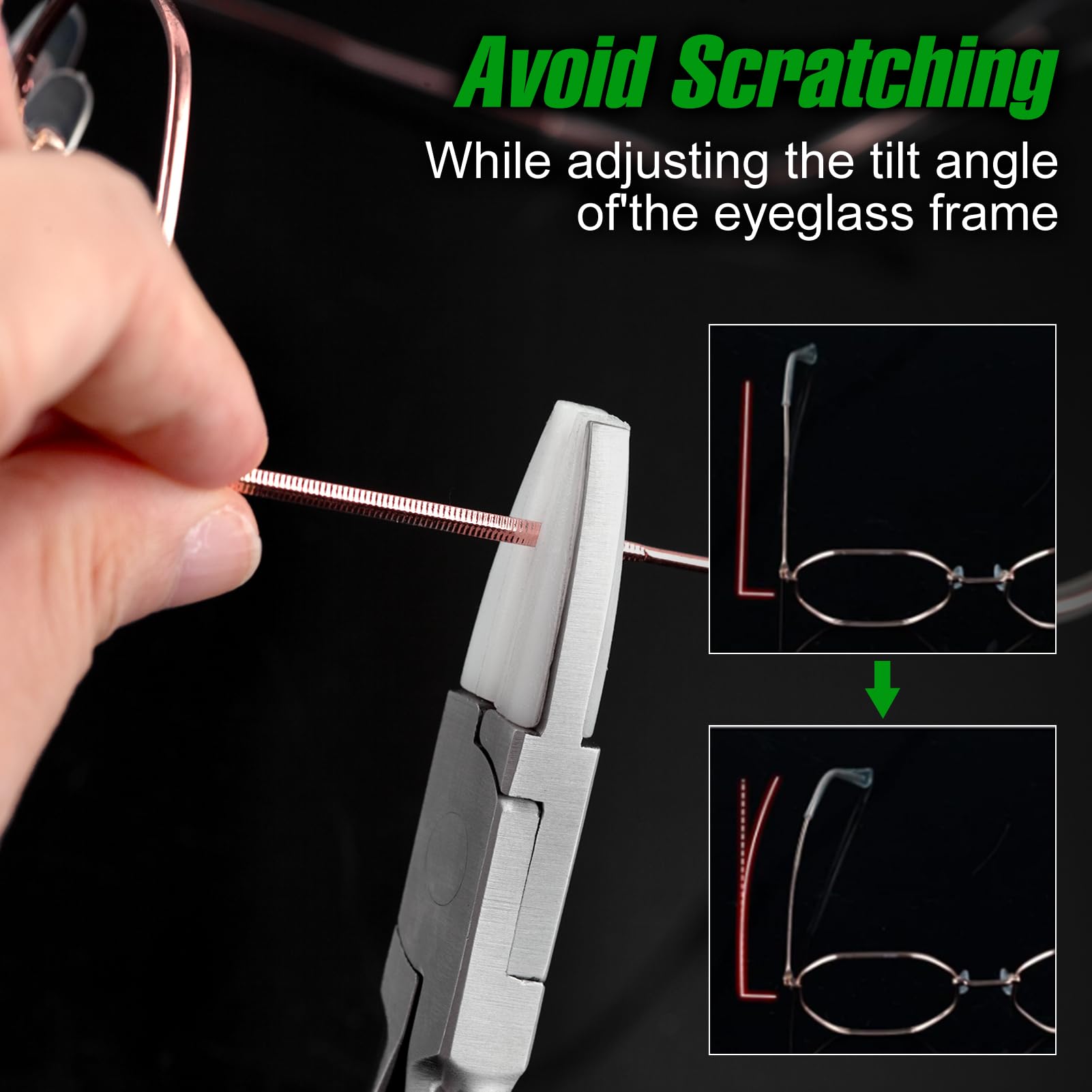 Nylon jaw height: 0.65 cm (0.26 inch)
