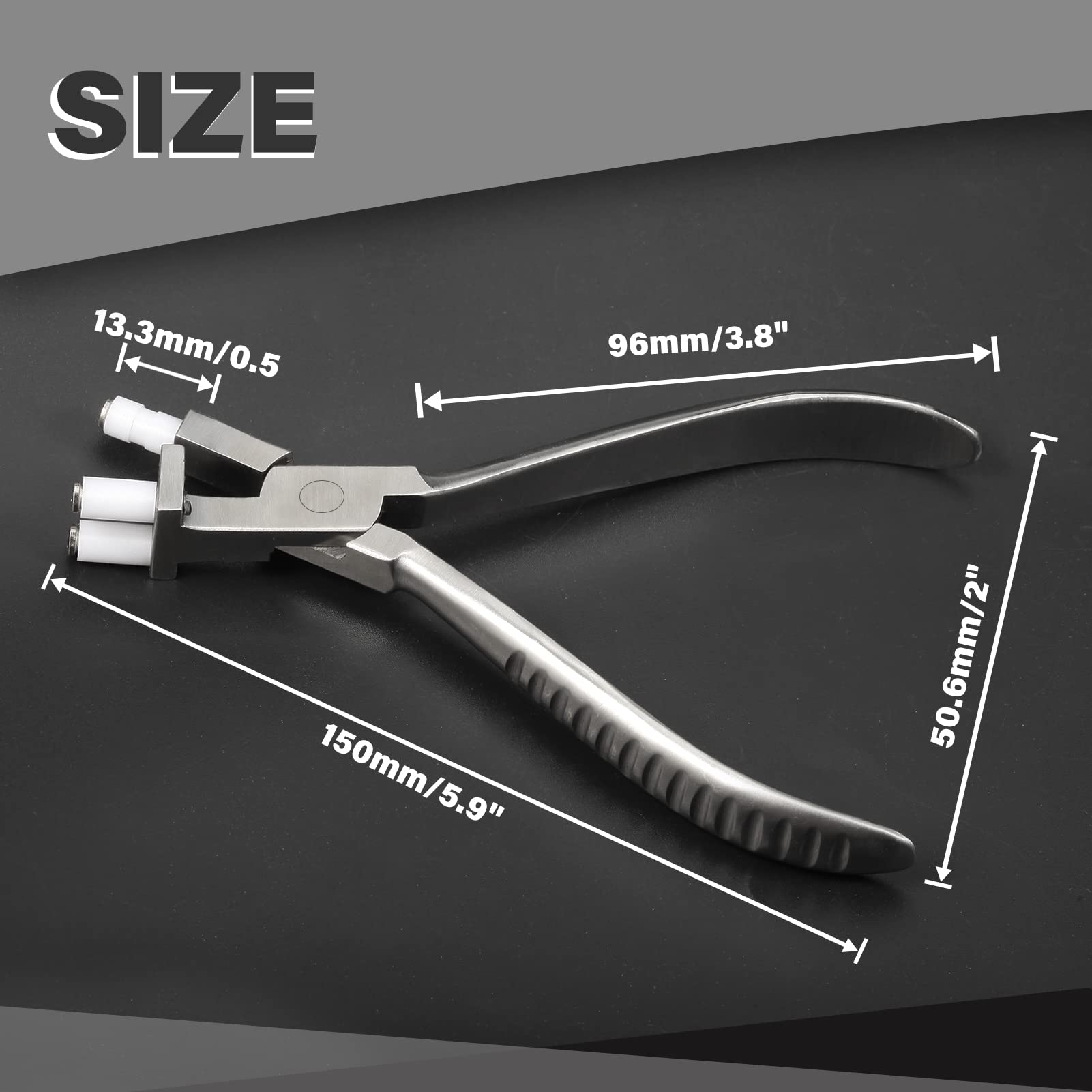 Durable, corrosion-resistant eyeglass repair tool