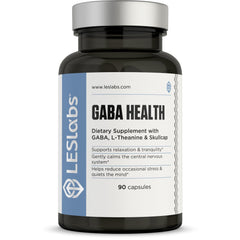 LES Labs GABA Health bottle – Calm Mind & Sleep Support
