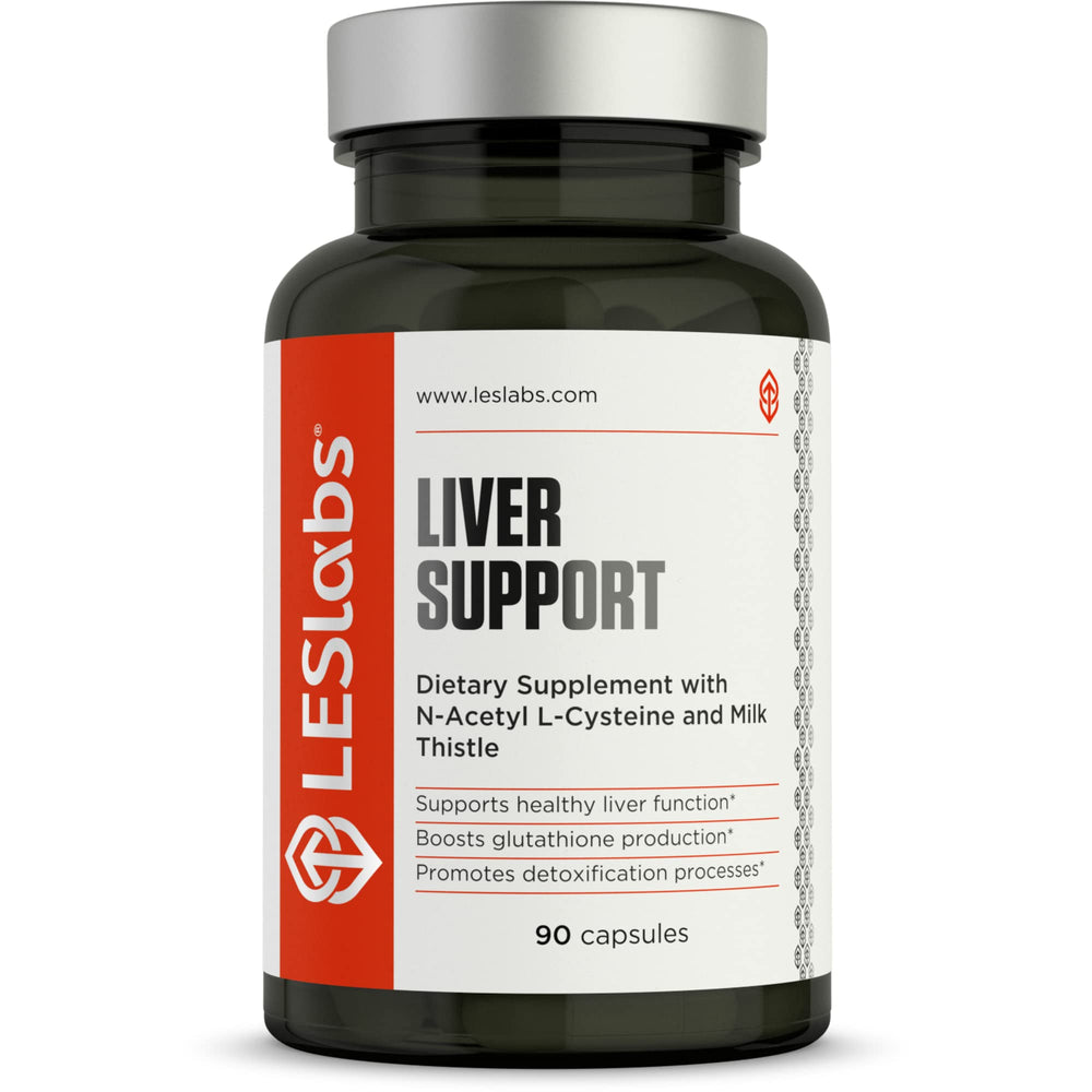 LES Labs Liver Support bottle front for daily detox support and easy integration