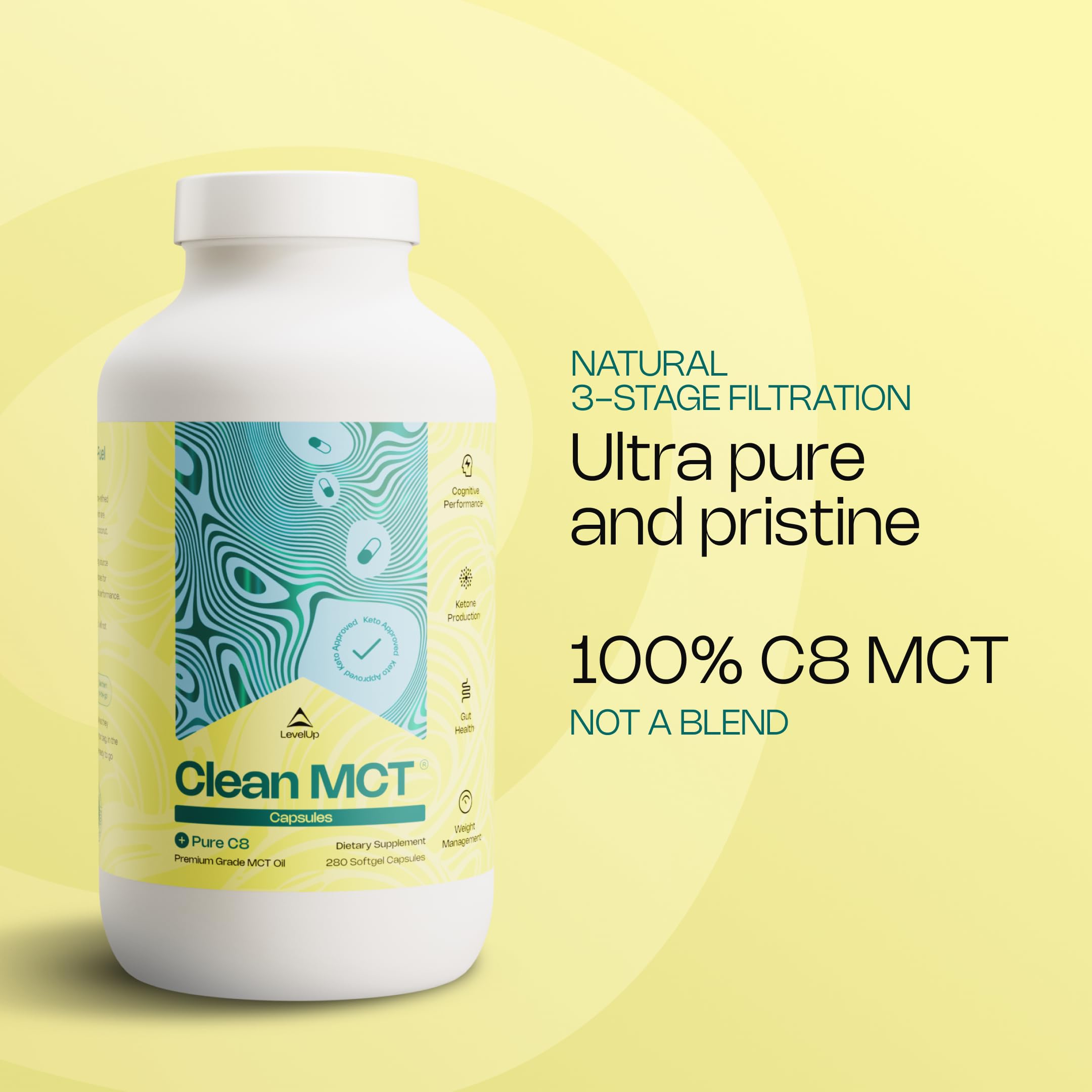 Daily use of LevelUp MCT Oil Capsules for energy