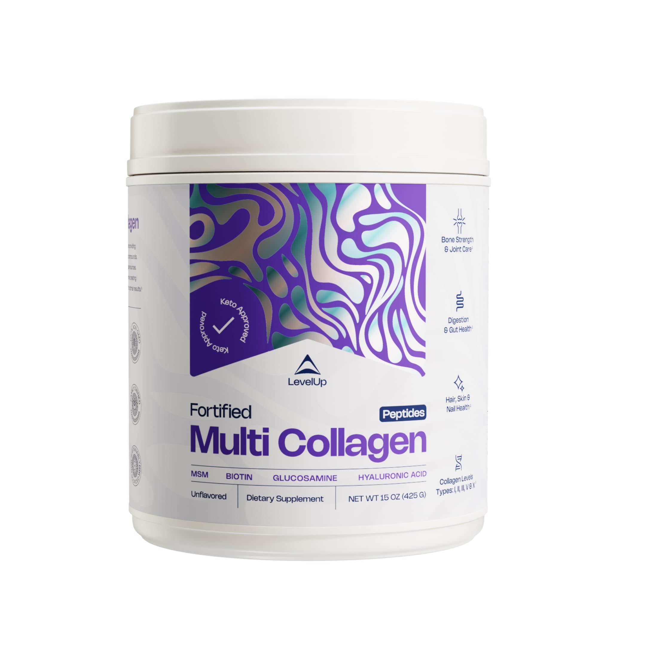 LevelUp Multi Collagen bottle front view