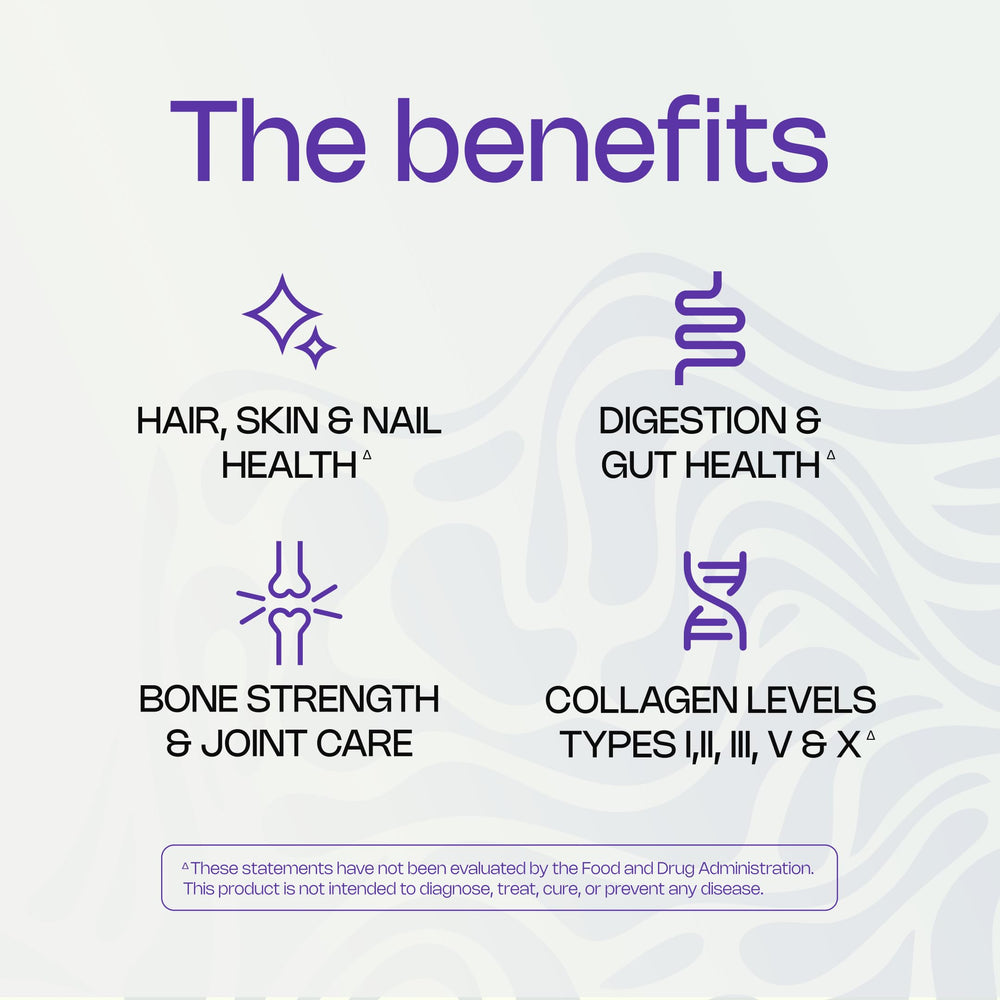 Ingredients: biotin, glucosamine, MSM and hyaluronic acid