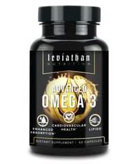 Leviathan Omega-3 Fish Oil Capsules bottle front view