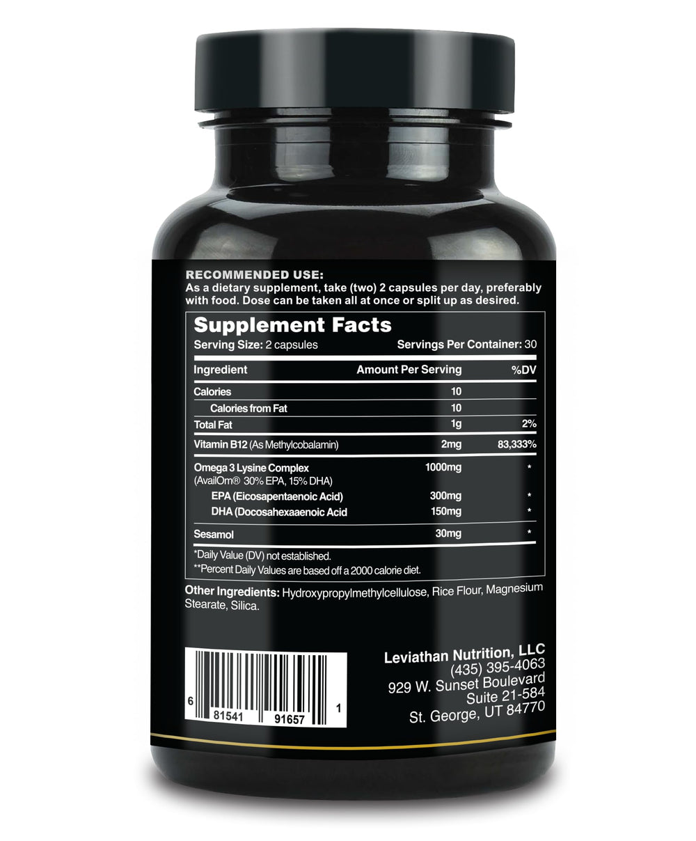 Third-party tested, CGMP USA facility label on bottle