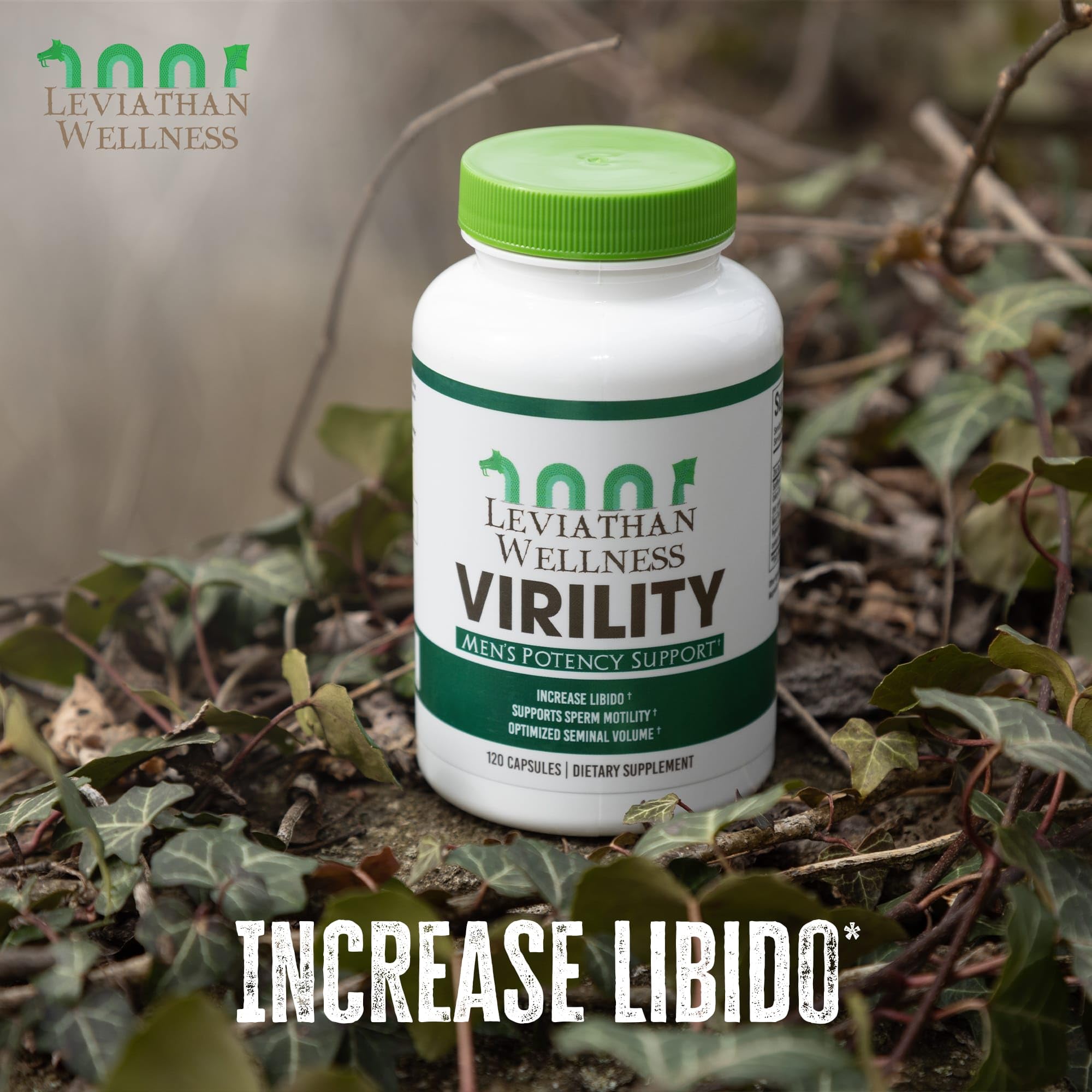 Ingredients chart for Leviathan Wellness Virility showing zinc, maca and celery extract