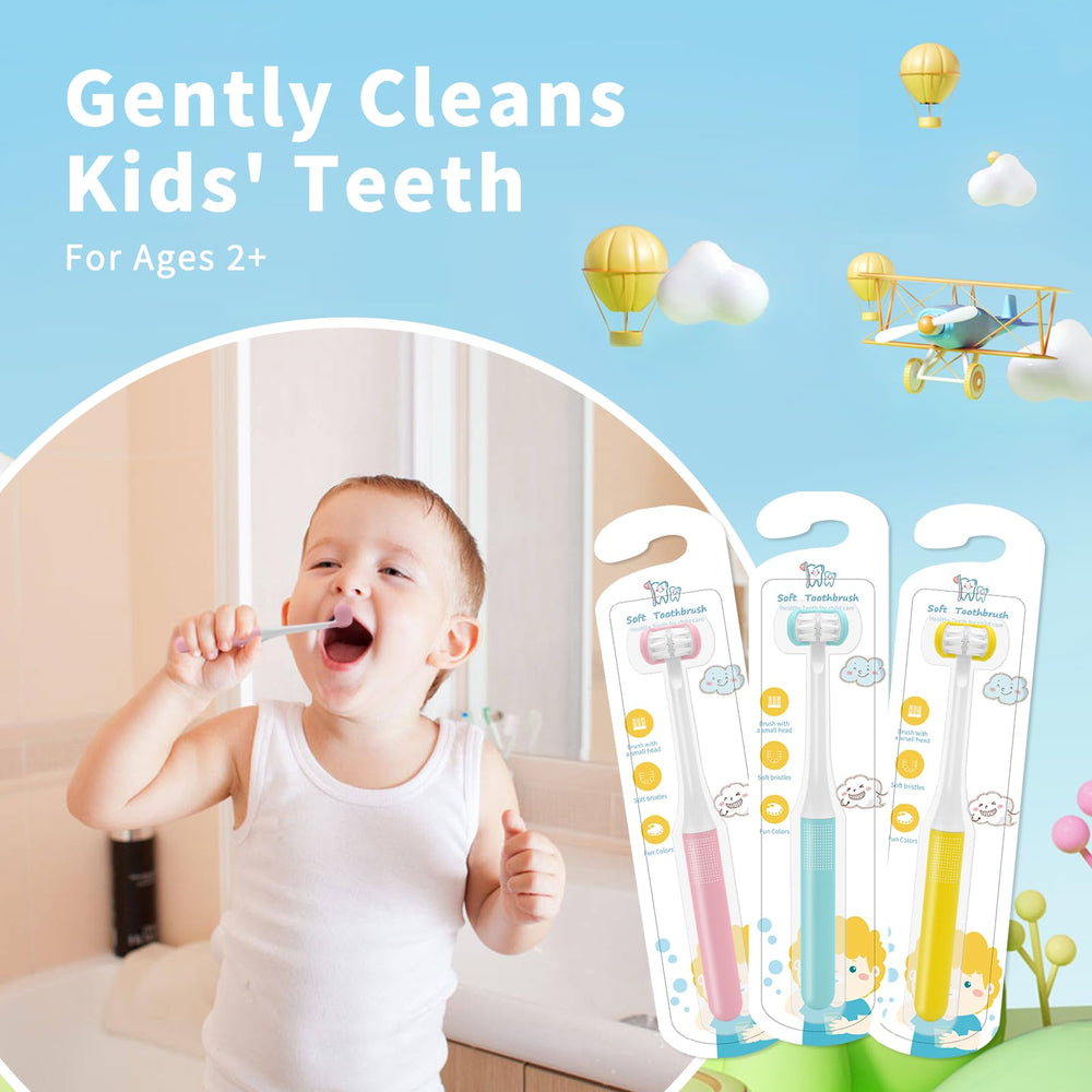 LEYUYO Kids Toothbrush color variants for families