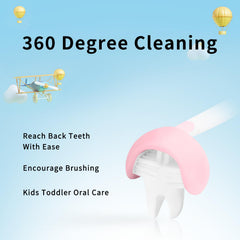 LEYUYO Kids Toothbrush with soft bristles for gentle cleaning