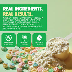 LGXNDS Charmies shake in glass demonstrates creamy, marshmallow-like taste.