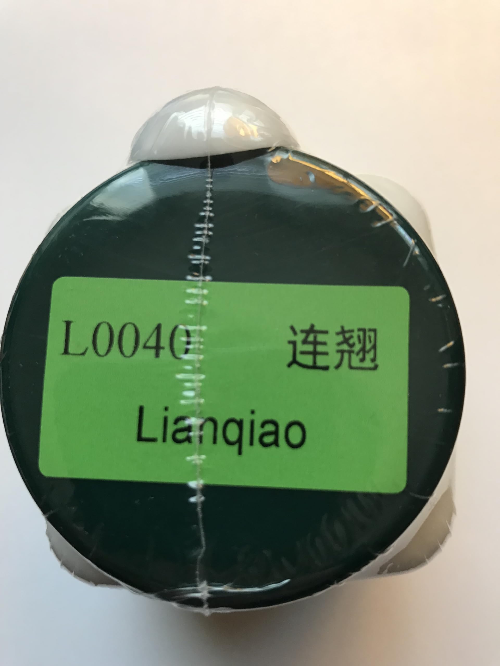 Label on Lian Qiao Forsythia 100g bottle