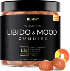 Product bottle and display for 4,050mg female libido booster gummies