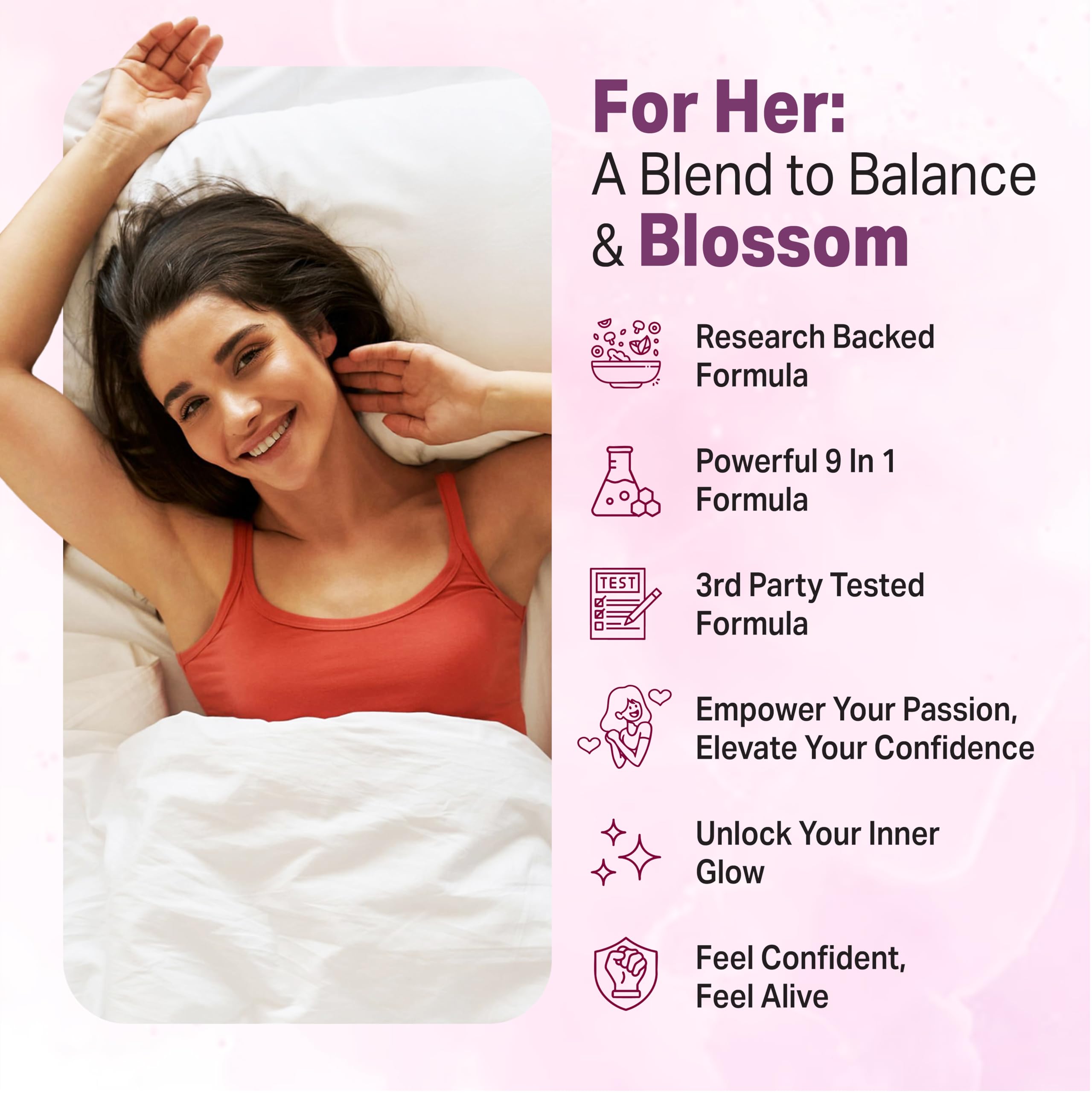 Libido for HER supplement label detail