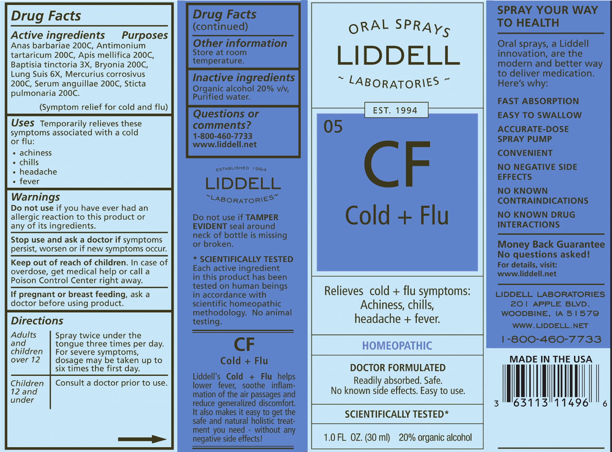 Benefits: natural relief for cold and flu symptoms