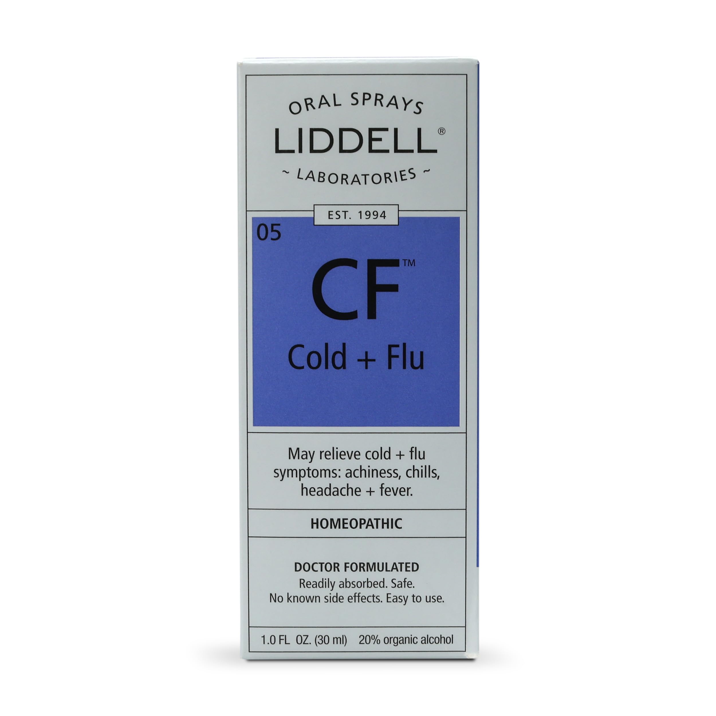 Liddell spray packaging and box