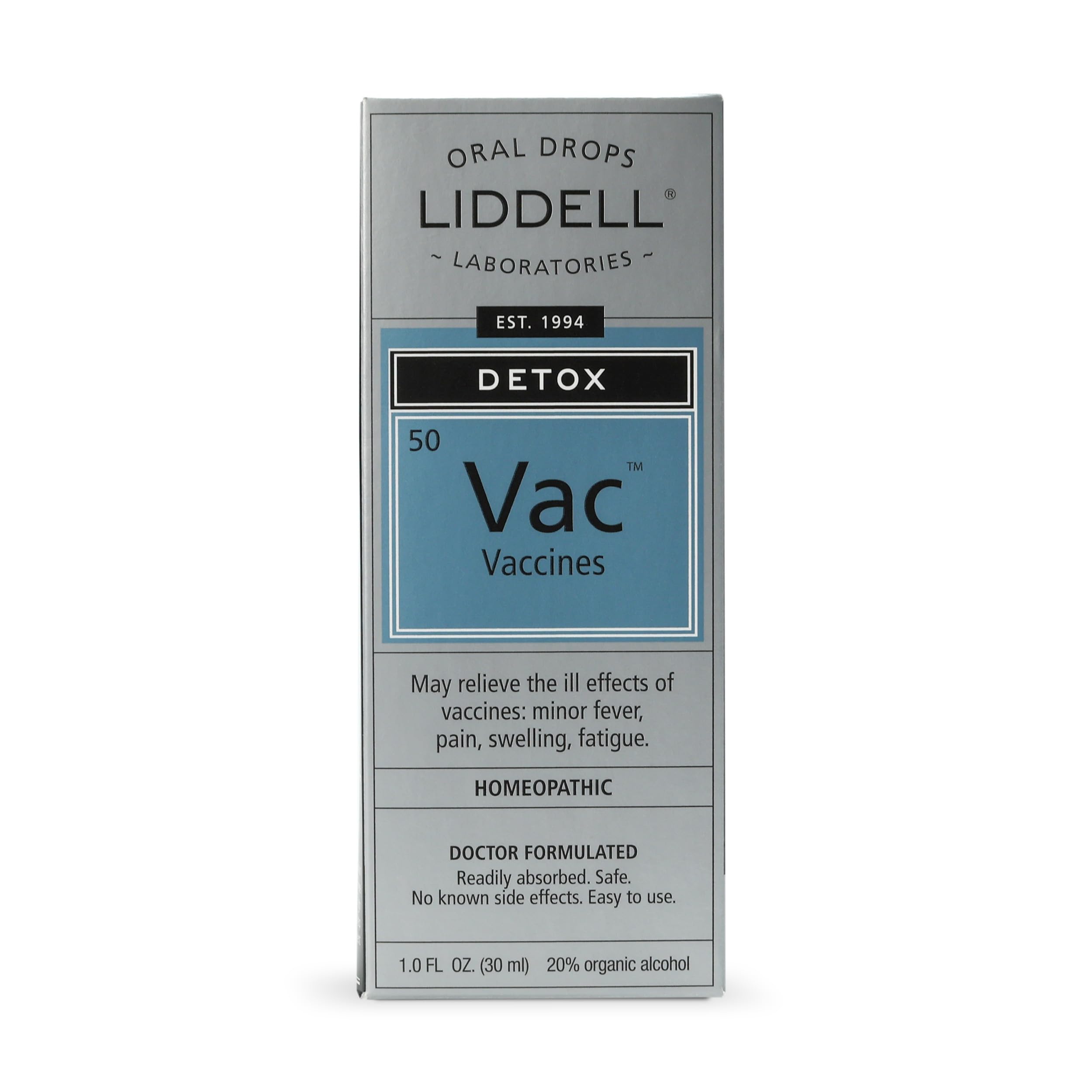 Made in USA quality seal on Liddell Detox Drops