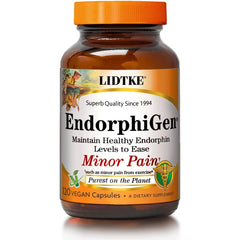 Lidtke Endorphigen Capsules bottle label close-up