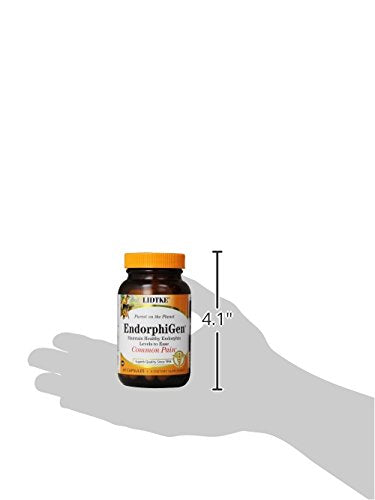 Endorphigen capsules bottle on white background