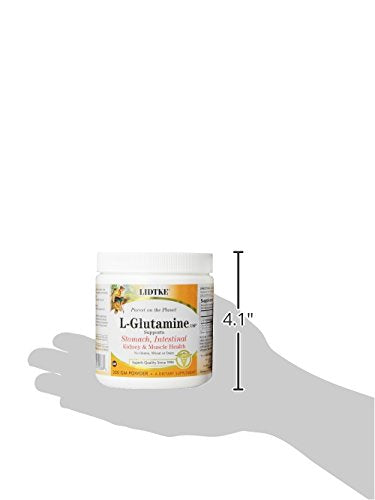 Lidtke L-Glutamine Powder jar and packaging