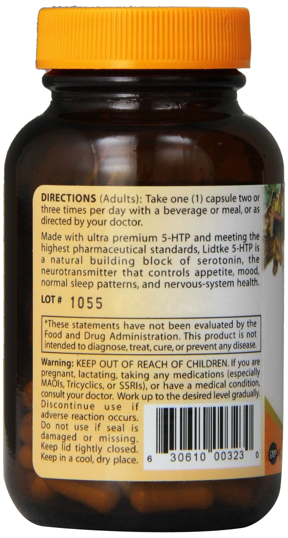 Lidtke Technologies 5-HTP capsules packaging