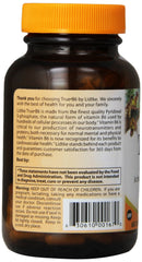 Close-up of Lidtke True B6 Capsules bottle label
