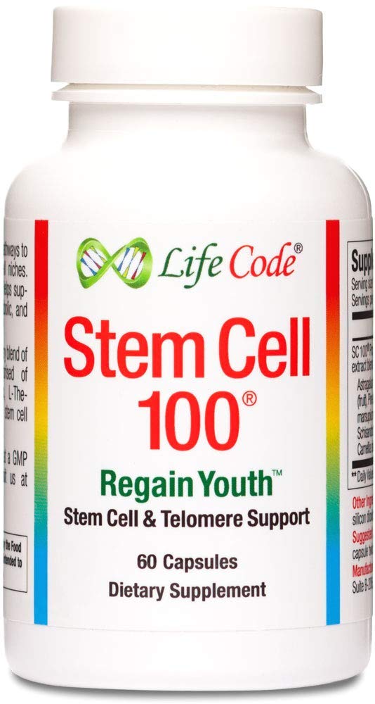 Life Code Stem Cell product bottle with label