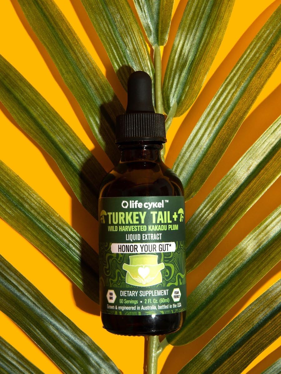 US-grown turkey tail mushrooms used in Life Cykel extract