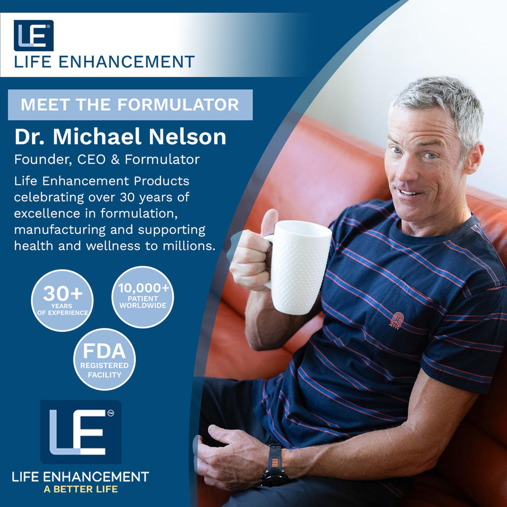 Life Enhancement WOW Drink Powder canister for anti-aging brain-boosting formula, 60 servings