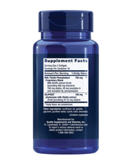 Close-up of 60 gluten-free softgels
