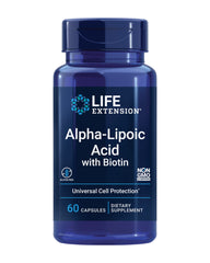 Life Extension Alpha-Lipoic Acid with Biotin bottle label