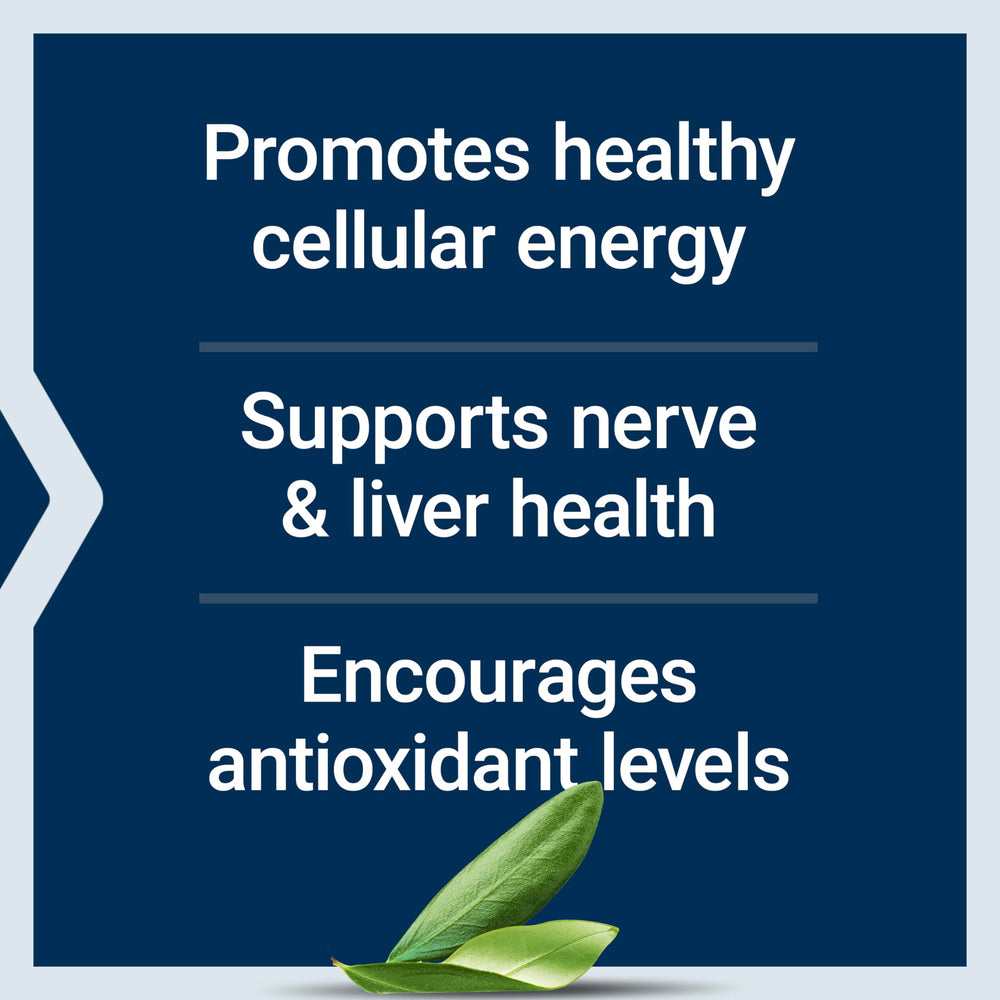 Supplement facts panel for Alpha-Lipoic Acid with Biotin