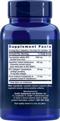 Close-up of ArthroMax Advanced ingredients and directions