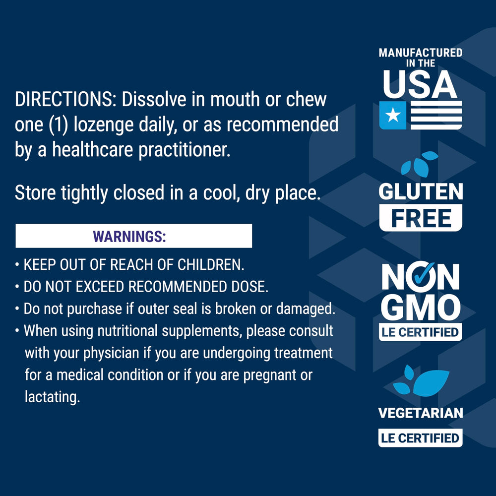 Lozenge dissolving quickly in mouth