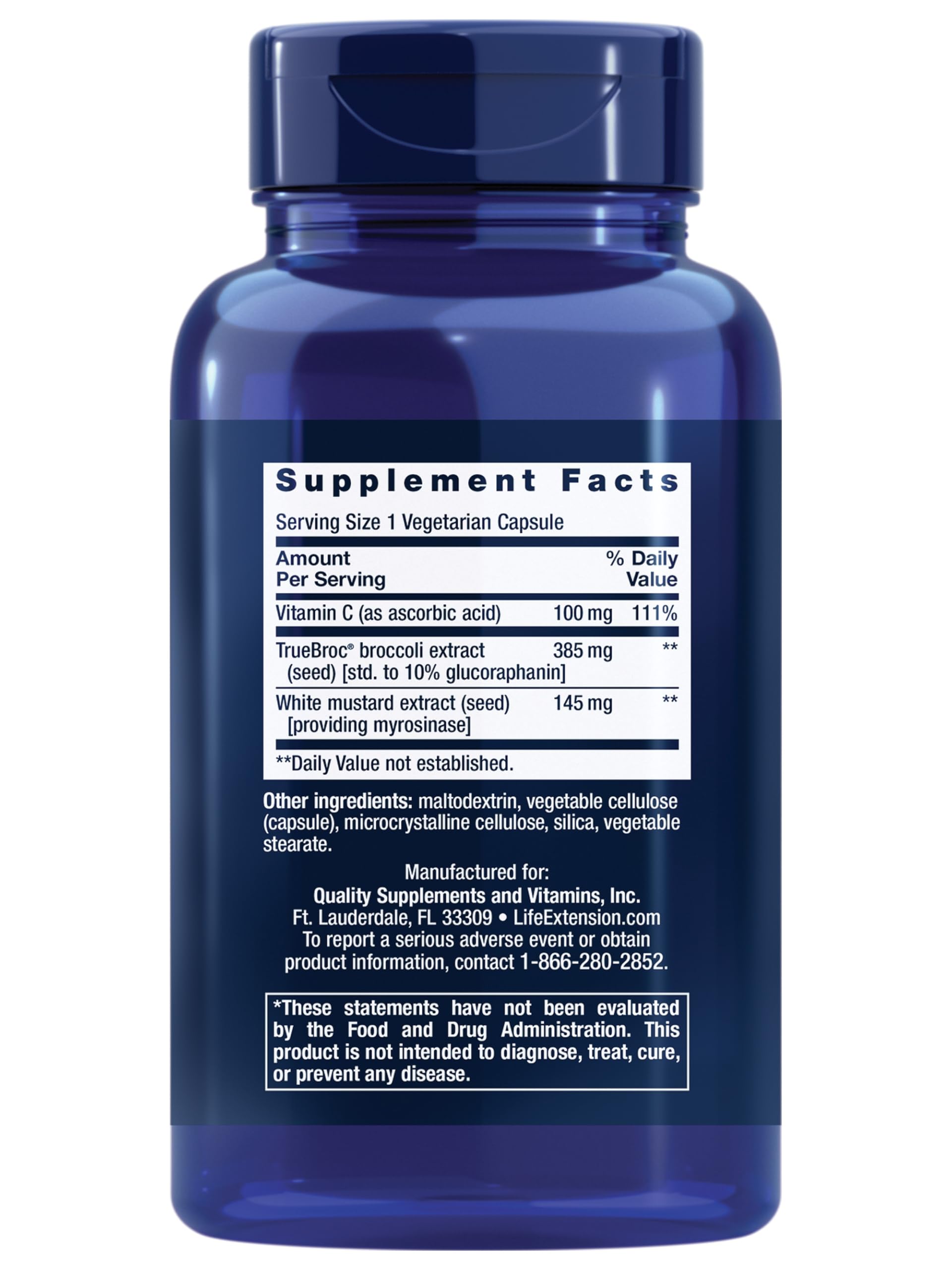 Bottle label highlighting non-GMO and gluten-free