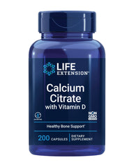 Hero image of Life Extension Calcium Citrate with Vitamin D bottle