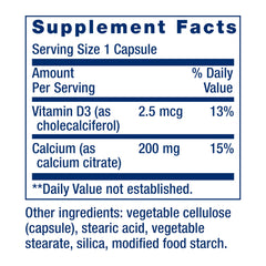 Nutrition label highlighting gluten-free and non-GMO attributes