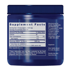 Life Extension D-Ribose Powder dissolves in liquid for easy energy support