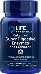 Front of Life Extension Enhanced Super Digestive Enzymes and Probiotics bottle