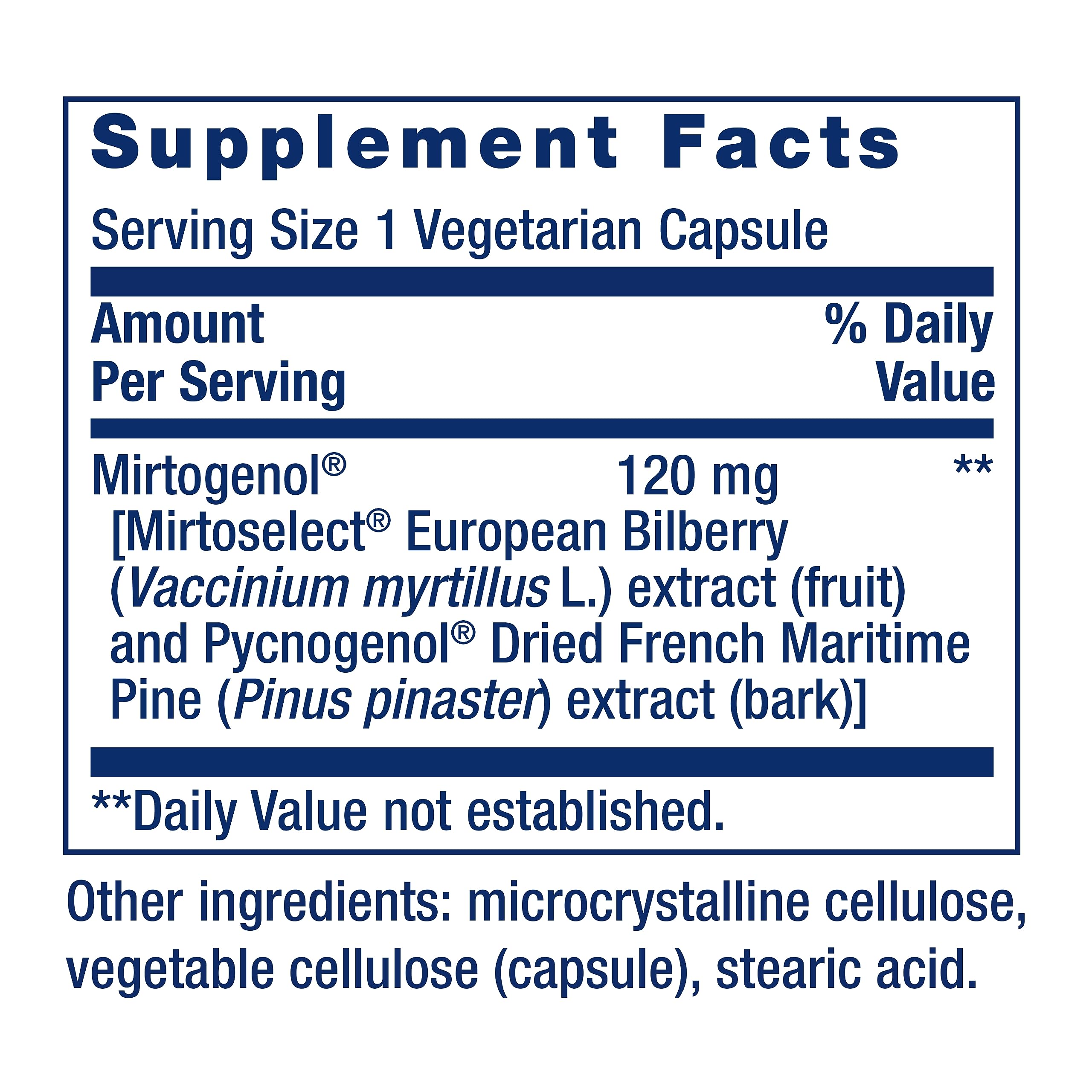 Illustration of European bilberry extract used in the formula