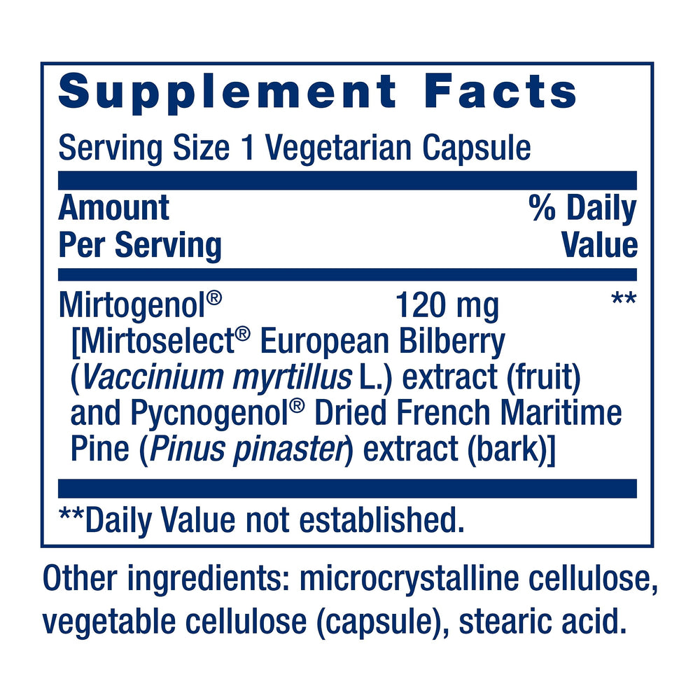 Illustration of European bilberry extract used in the formula