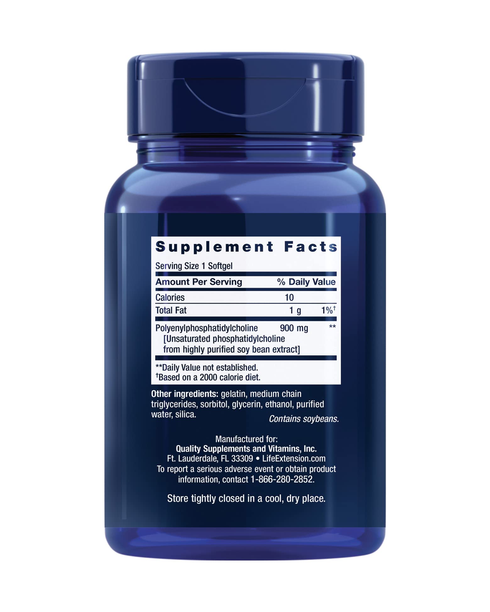 Life Extension HepatoPro label closeup emphasizes non-GMO and gluten-free formulation.