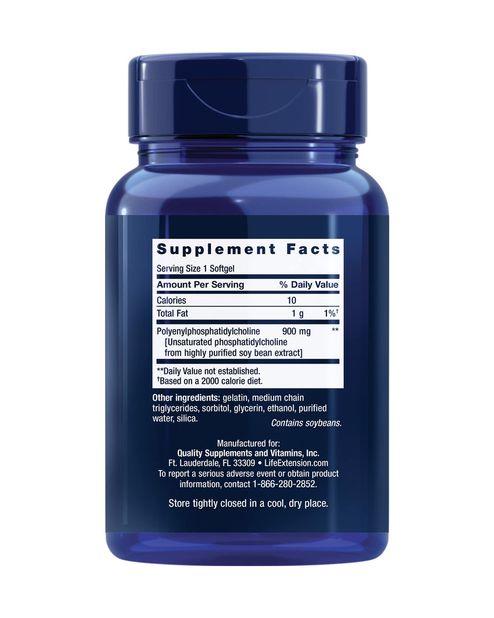 Life Extension HepatoPro label closeup emphasizes non-GMO and gluten-free formulation.