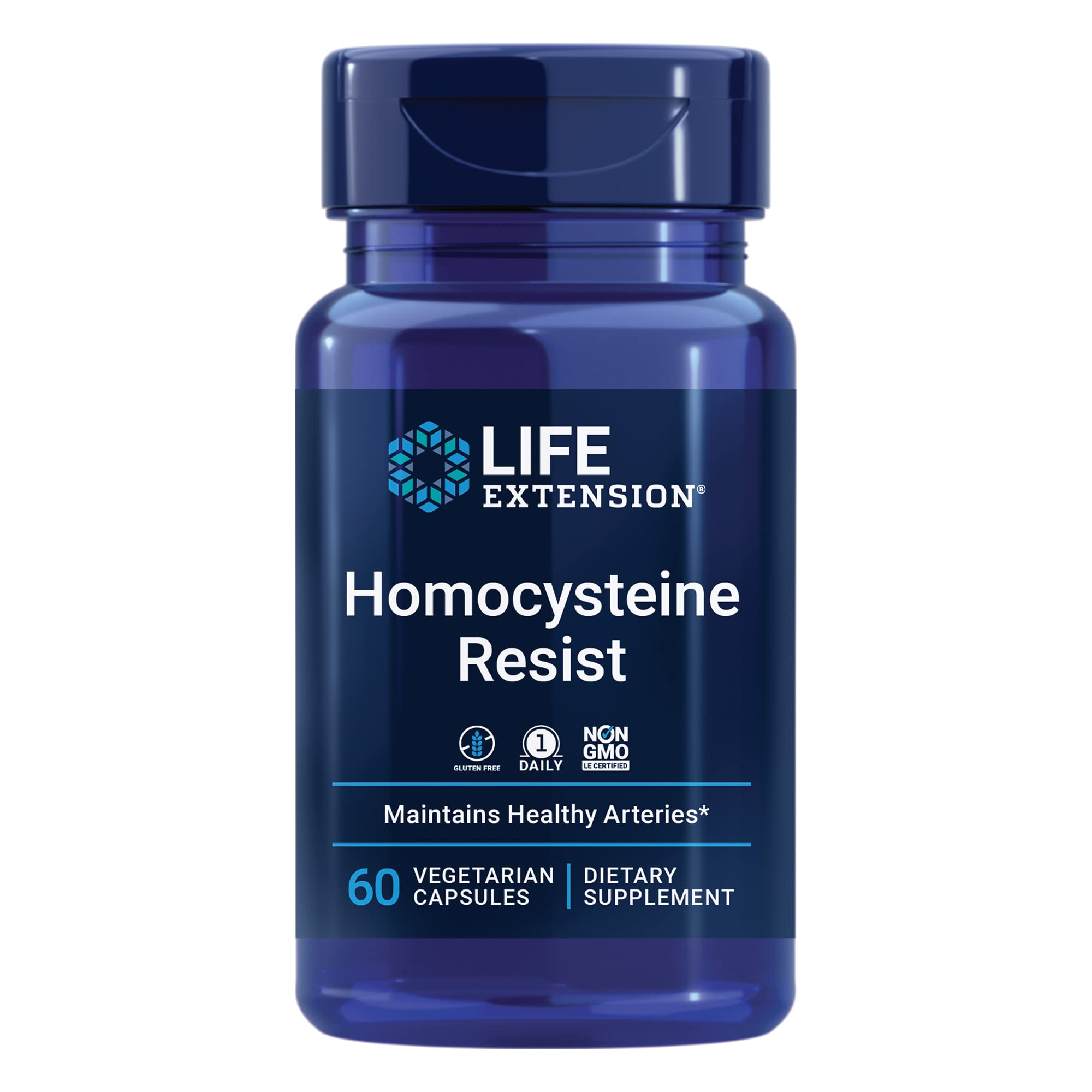 Front of Life Extension Homocysteine Resist Vegetarian Capsules bottle