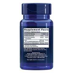 Close-up of Life Extension Homocysteine Resist label