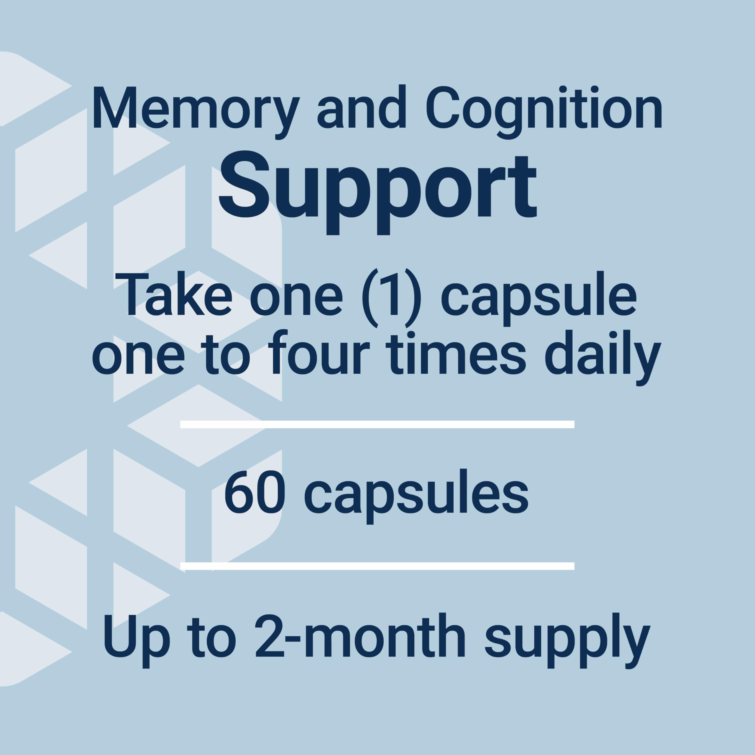 Label showing 60 vegetarian capsules