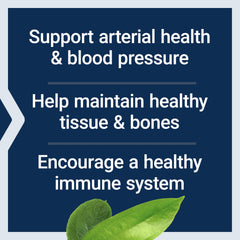 Vitamin C detail highlighting 10 mg per serving