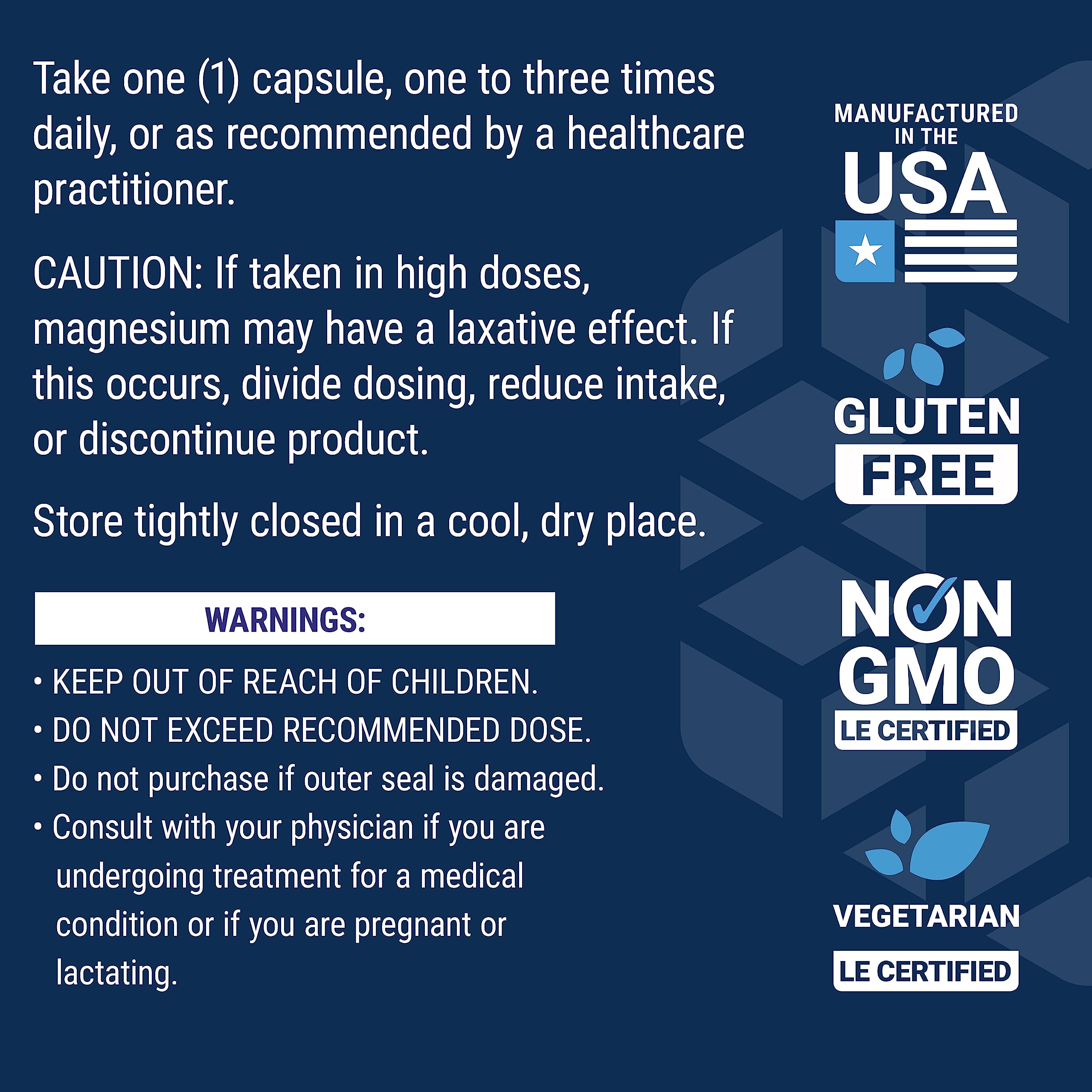 Quality ingredients: non-GMO, gluten-free, USA-made
