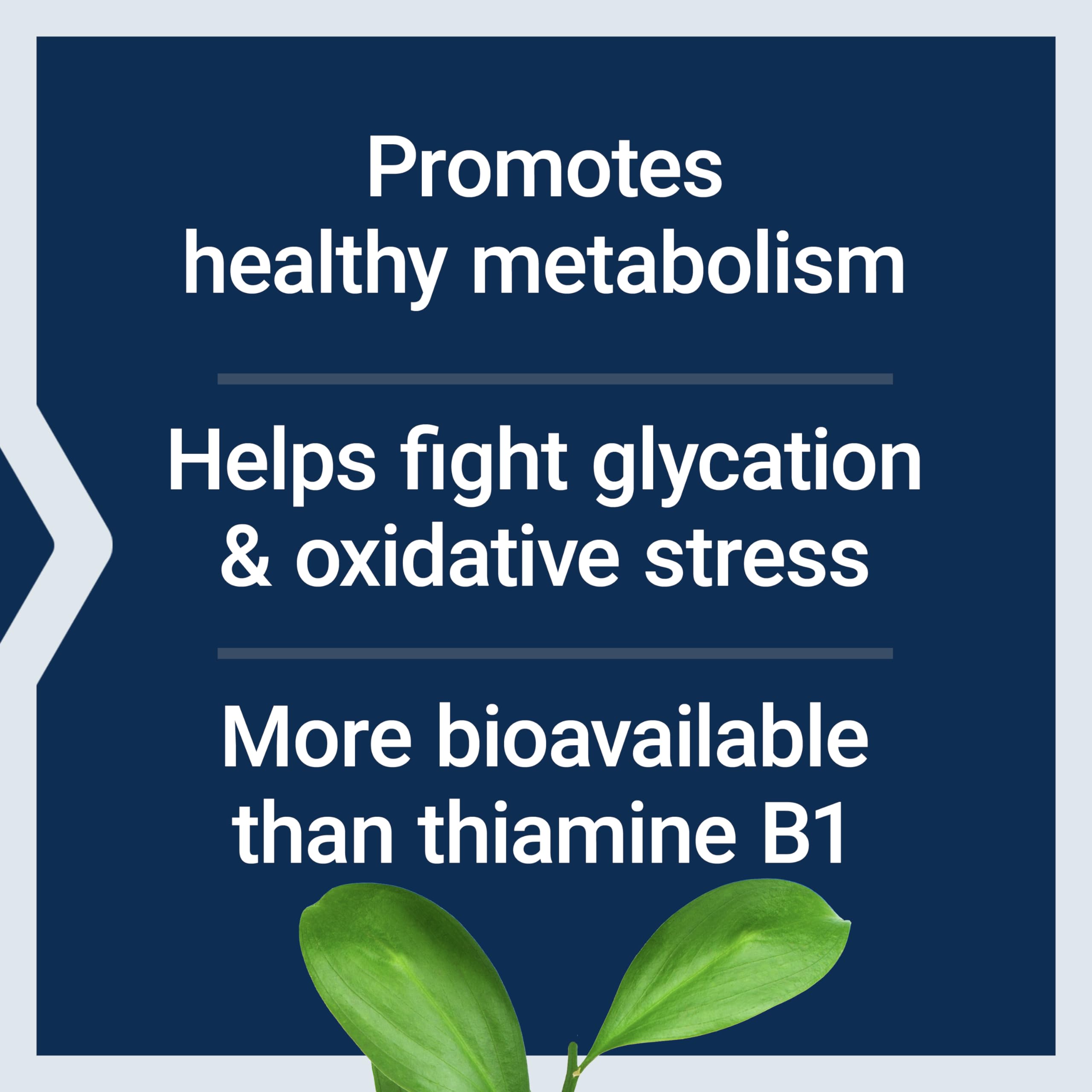 Ingredients panel for Life Extension Mega Benfotiamine