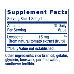 Packaging for Life Extension Mega Lycopene USA-made